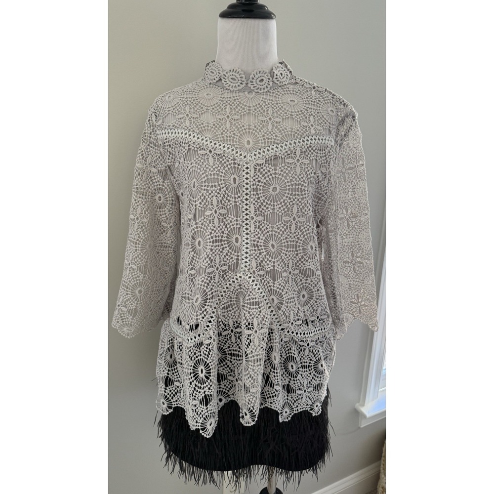 Cherish Lace knit Blouse